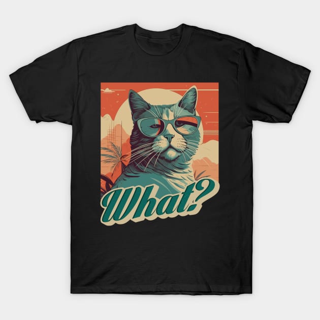 Strange Cat T-Shirt by MintaApparel